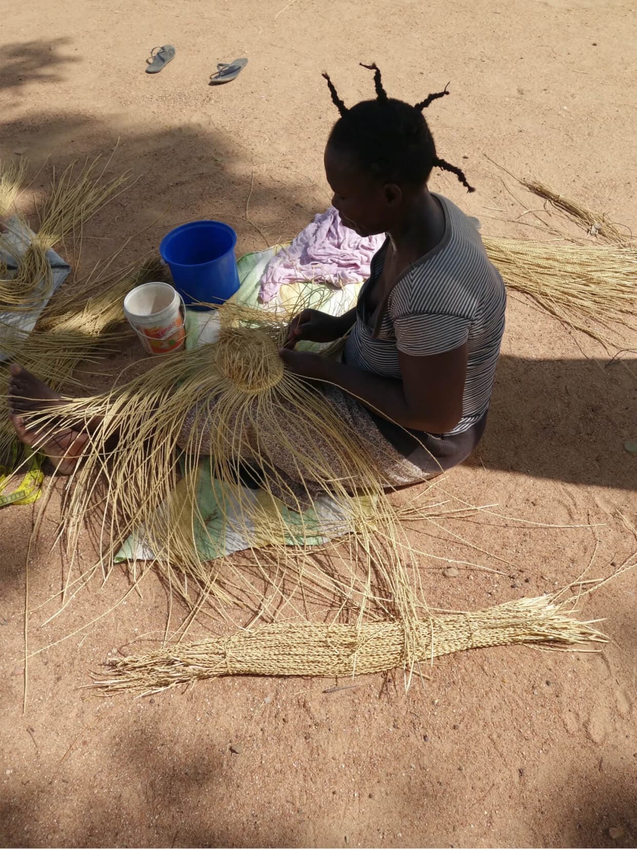 Straw Bag Creator Inès Bressand Links France and Ghana